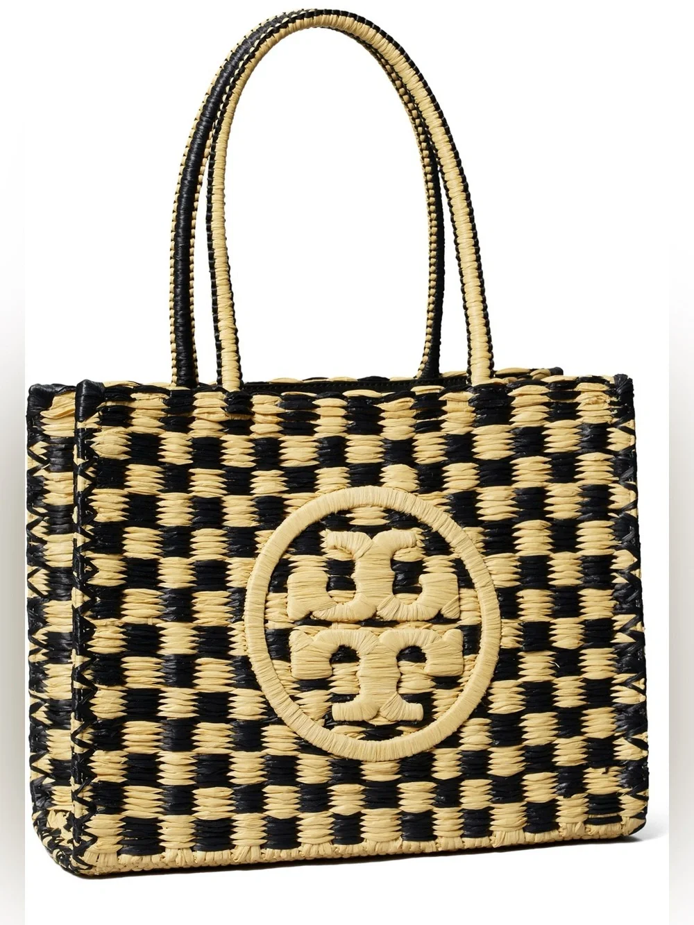 Tory Burch Ella Crocheted Raffia Tote NWT